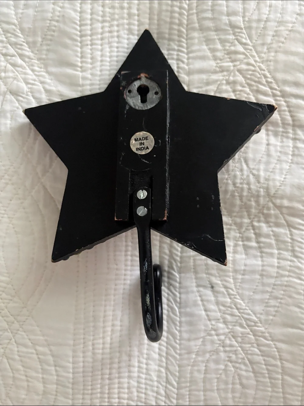 West Elm Beaded Multicolor Star Wall Hook